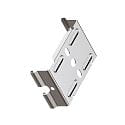 Halter f�r Tragschiene Lichtbandsystem SANOTRUNK, 10er Set, silber