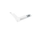 L-Verbinder f�r Tragschiene Lichtbandsystem SANOTRUNK, links, 7 Adern, DALI, wei�