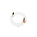 reducing ring 155/95MM round, mechanical, built-in version, traffic white