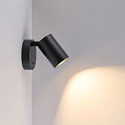 Deko-Light surface mounted housing CAN MIX'N MATCH 1/2 - SPOT HEAD (WALL / TABLE / FLOOR) cylindrical, mechanical, black