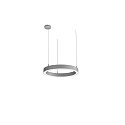 LED Pendelleuchte LAUTARO 600/60 DOWN OPAL P3, 37W, IP20, DALI dimmbar, 2700K, hellgrau