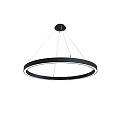 LED Pendelleuchte LAUTARO 1200/60 DOWN OPAL M4, 78W, IP20, DALI dimmbar, 4000K, schwarz