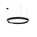 LED Pendelleuchte LAUTARO 1200/80 DOWN OPAL P4, 78W, IP20, DALI dimmbar, 2700K, schwarz