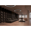 Deko-Light LED Pendelleuchte LAUTARO 1200/80 DOWN PRISMA P4, 78W, IP20, DALI dimmbar, 4000K, hellgrau