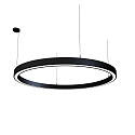 LED Pendelleuchte LAUTARO 1500/80 DOWN PRISMA P5, 99W, IP20, DALI dimmbar, 4000K, schwarz