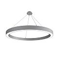 LED Pendelleuchte LAUTARO 1500/100 DOWN PRISMA M5, 99W, IP20, DALI dimmbar, 3000K, hellgrau