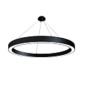 LED Pendelleuchte LAUTARO 1500/100 DOWN PRISMA M5, 99W, IP20, DALI dimmbar, 3000K, schwarz