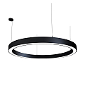 LED Pendelleuchte LAUTARO 1500/100 UP/DOWN OPAL P5, 141W, IP20, DALI dimmbar, 3000K, schwarz