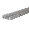 U-Profil AU-01-15, 15-16,3 mm LED Stripes, flach, 1m, silber eloxiert