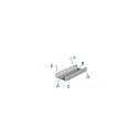 Deko-Light U-Profil AU-01-15, 15-16,3 mm LED Stripes, flach, 1m, silber eloxiert