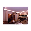  AU-01-15, flaches U-Profil f�r 15-16.3mm LED Strips, 200cm, matt-schwarz geb�rstet