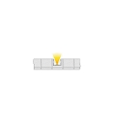 Deko-Light AU-02-12, high U-profile for 12 - 13,3 mm LED stripes, 100cm, anodized aluminum