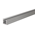 U-Profil AU-02-05, 5-5,7 mm LED Stripes, hoch, 1m, silber eloxiert