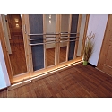 ET-01-12, flat T-profile for 12 - 13,3 mm LED stripes, 200cm, anodized aluminum