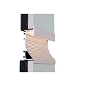 Deko-Light Drywall profile wallvoute EL-02-12 for 12 - 13,3 LED stripes, 200cm, matt white