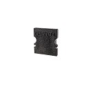Endcaps P-AU-02-08, 14 mm, 2 items, black