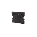 Endcaps P-AU-02-12, 18 mm, 2 items, black