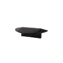 Endcaps P-ET-01-10, 25 mm, 2 items, black