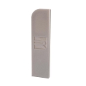 Zubeh�r f�r LED Profil P-AM-02-10 - Endkappe, 2 St�ck, grau
