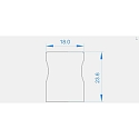 Endkappe C-P-AU-03-12 Set 2 Stk., Kunststoff, grau