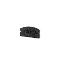 Endcaps f-AU-01-12, 18 mm, 2 items, black