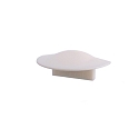 Endcaps f-ET-01-08, 23 mm, 2 items, white