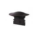 Endkappe F-ET-02-10, 25 mm, 2 St�ck, schwarz