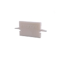 Endcaps H-ET-01-12, 27 mm, 2 items, white