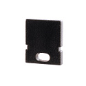 Zubeh�r f�r LED Profil H-AU-01-05 - Endkappe, 2 St�ck, schwarz