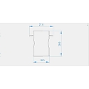 Endkappe H-ET-04-12 Set 2 Stk., grau