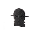 Endkappe R-ET-02-10, 25 mm, 2 St�ck, schwarz