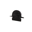 Endcaps R-ET-01-08, 23 mm, 2 items, black