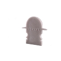 Endcaps R-ET-02-08, 23 mm, 2 items, grey