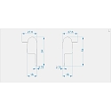 Endkappe R-EL-03-10 Set 2 Stk., wei�