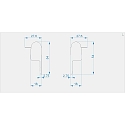 Endkappe R-EL-03-10 Set 2 Stk., grau
