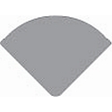 End cap R-AV-05-12 set 2 pcs., silver