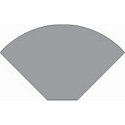 End cap R-AV-05-25 set 2 pcs., silver