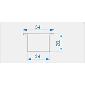 Endkappe C-I-ET-05-15 Set 2 Stk., grau