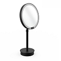 LED Kosmetikspiegel JUST LOOK PLUS SR, 5-fache Vergr��erung, 10W, 3000-5000K, 432lm, CRI>92, IP20, schwarz/matt