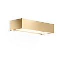 LED Wandleuchte BOX 25 N LED, IP44, 15.8W 2700K 2800lm, dimmbar, Gold matt, 24 Karat