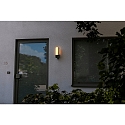 Lutec outdoor wall luminaire CUBA with motion detector, with camera, app control IP44, anthracite dimmable
