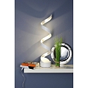 ECO-Light table lamp HELIX 4 flames IP20, white 