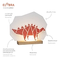 Elobra LED Table lamp DINOS, 3W, green