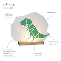 Elobra LED Table lamp DINOS, 3W, blue
