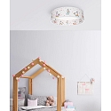 Elobra LED Deckenleuchte EINHORN BABSY STARLIGHT LED Kinderzimmerleuchte, 14W, 3000-5000K, IP20, rosa