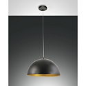 Fabas Luce DINGLE Pendant luminaire, E27, black/gold