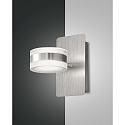 Fabas Luce DUNK LED Wall luminaire, brushed aluminum