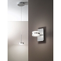 Fabas Luce LED Pendelleuchte DUNK, 1-flammig, 8W 3000K 750lm, Aluminium geb�rstet