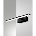 LED Bad-Wandleuchte / Spiegelleuchte NALA, IP44, 30cm, 6W 3000K 700lm, schwarz