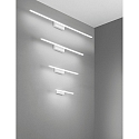 Fabas Luce LED Wall luminaire NALA, 1x 6W, 3000K, 540lm, IP44, white